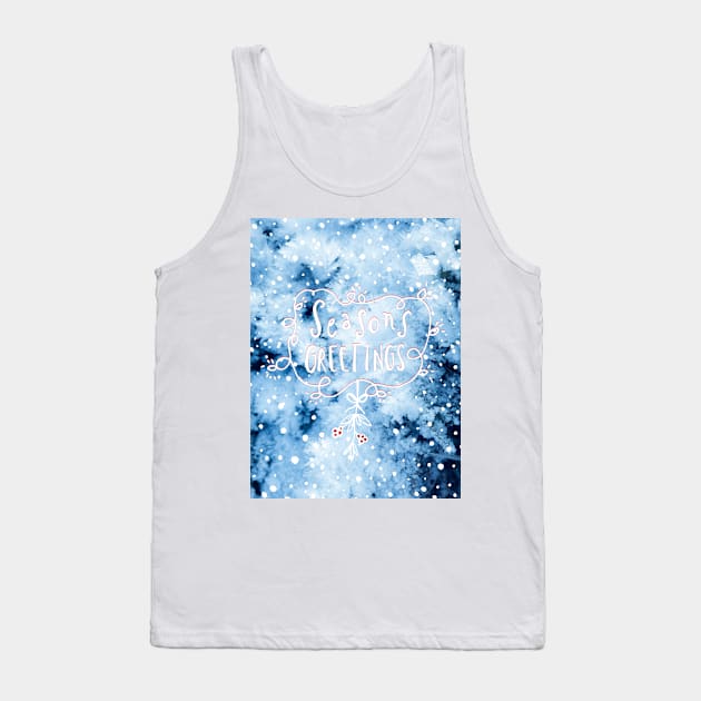 Seasons Greetings Tank Top by asanaworld